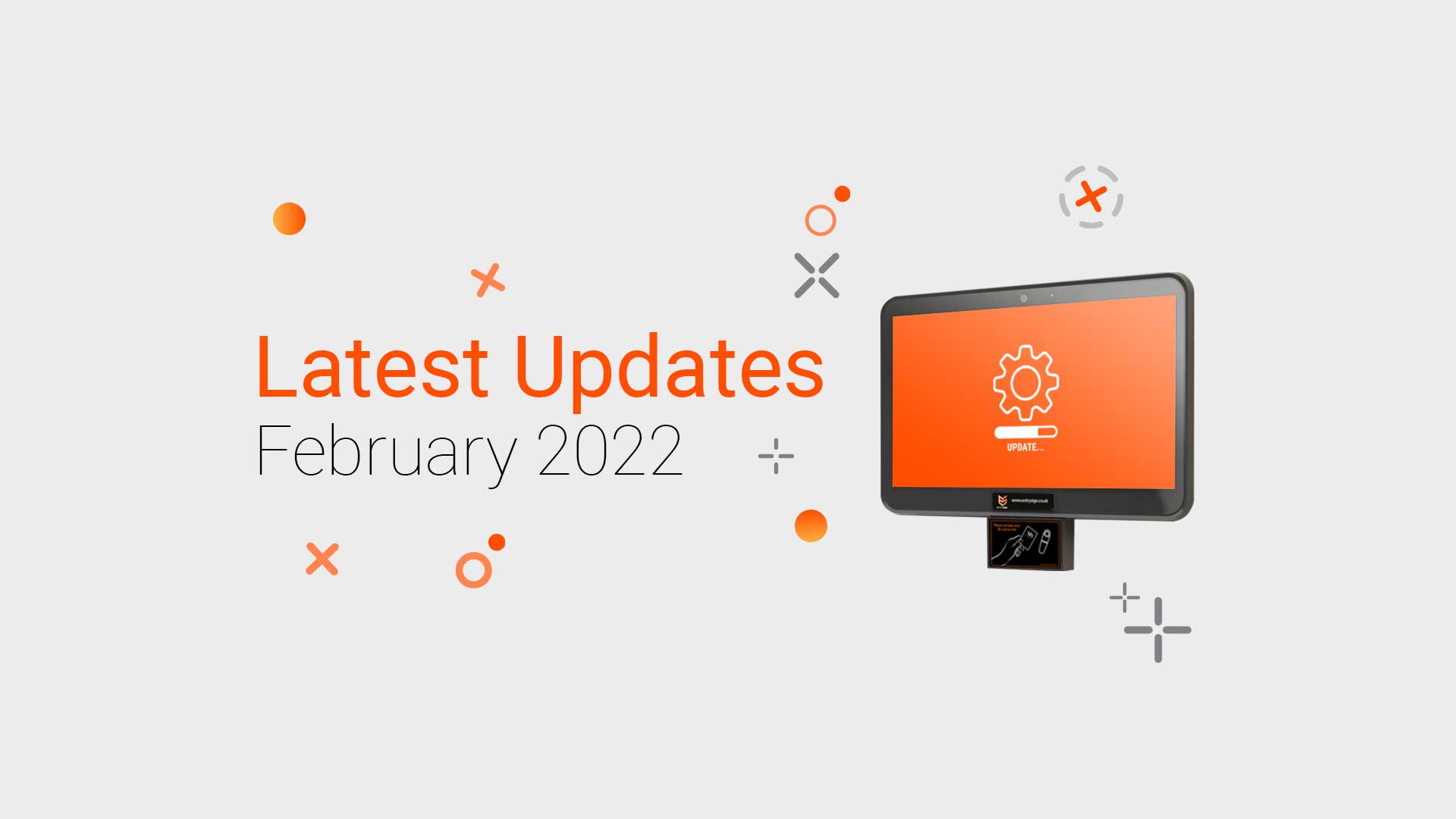 EntrySign system loading latest visitor management software updates
