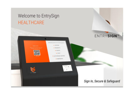 Healthcare Brochure Cover for EntrySign