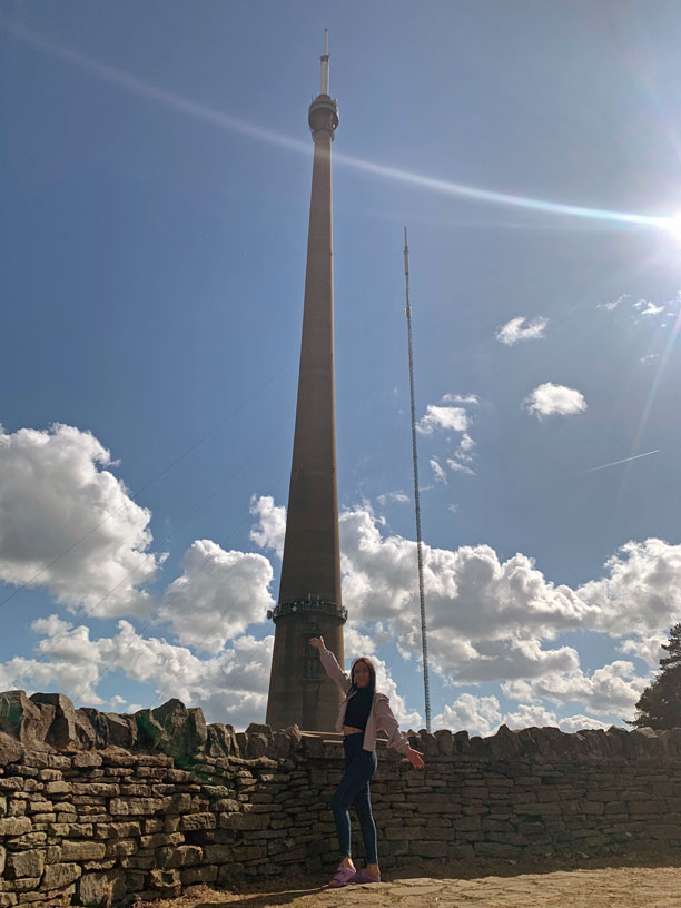 Jodie at Emley Moor