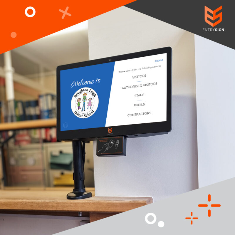 Prioritize the safety of staff, students, and visitors at Boughton Leigh Infants with EntrySign.