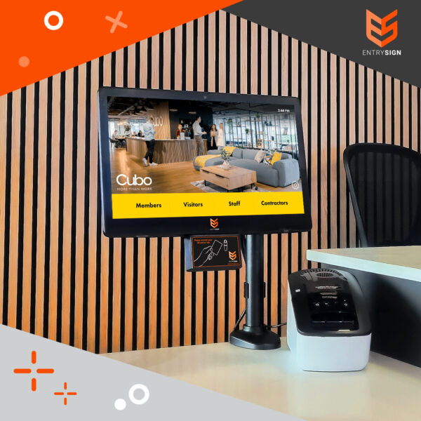 Sleek and professional sign-in solution for Cubo (Newcastle Bank House)