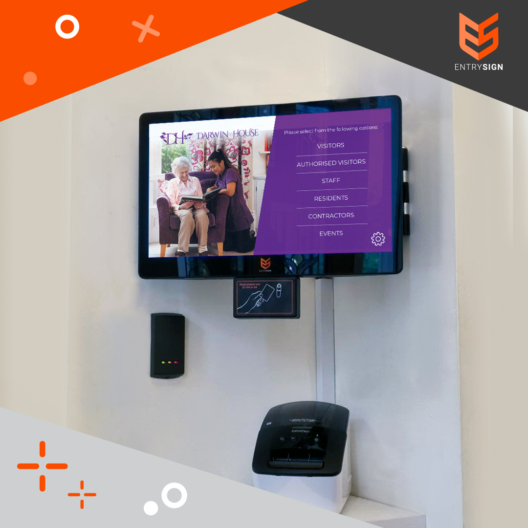 Allow your residents to feel safe and secure with EntrySign's sign-in solution