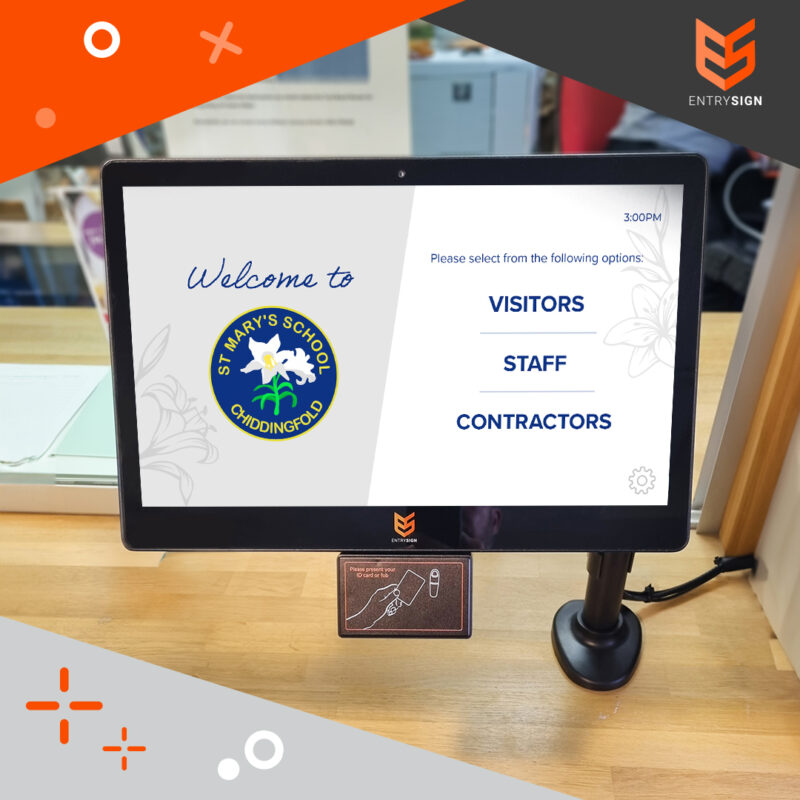 Secure your school and protect all staff, students and visitors with EntrySign