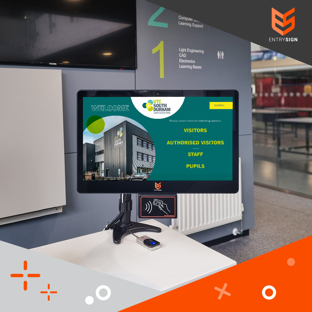 Fingerprint Recognition Sign-in available for UTC South Durham with EntrySign