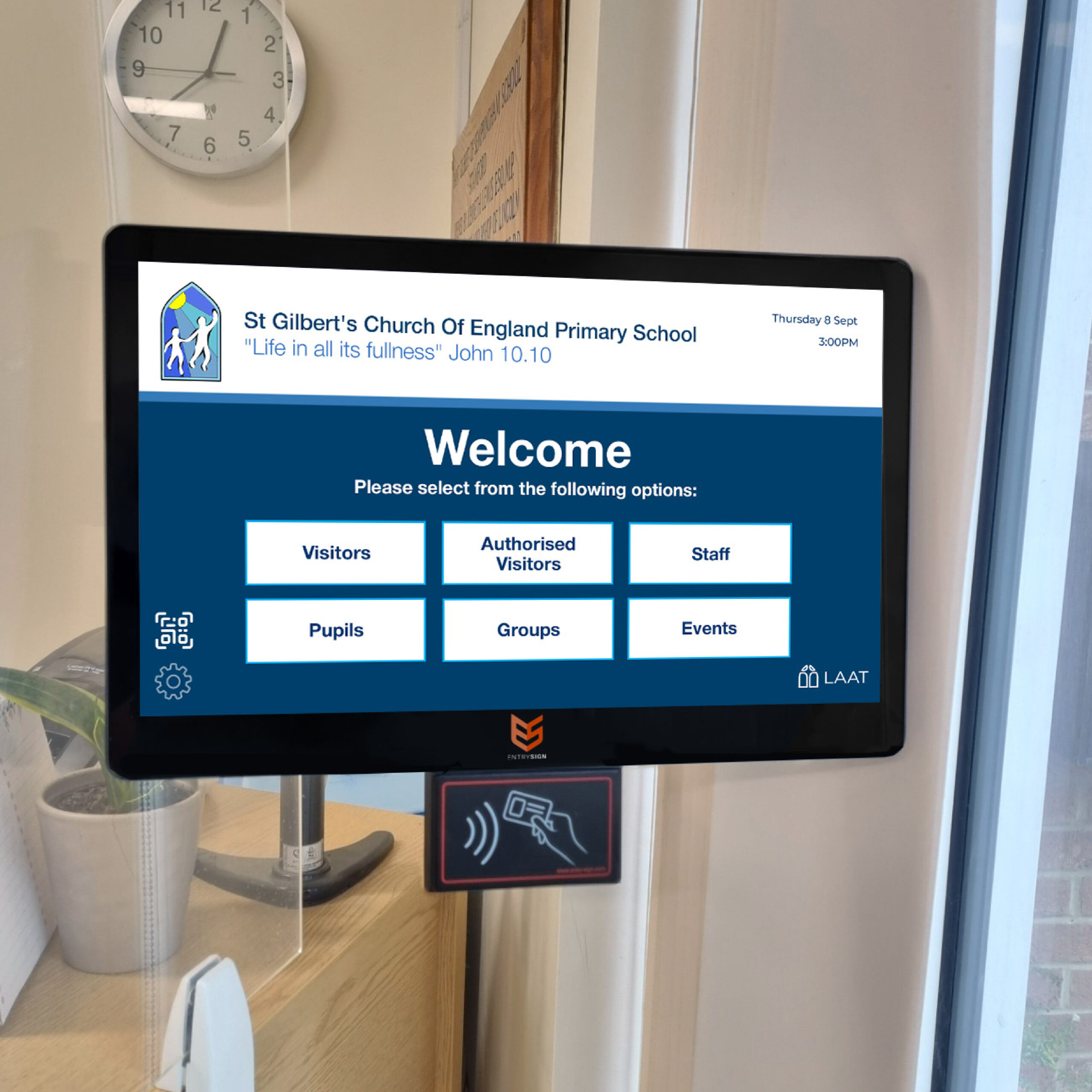 St Gilbert's EntrySign System